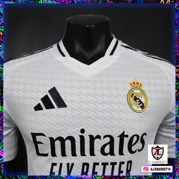 NWT Kylian Mbappe Real Madrid Home Jersey Season 24/25 (Player Version) - Picture 3 of 4